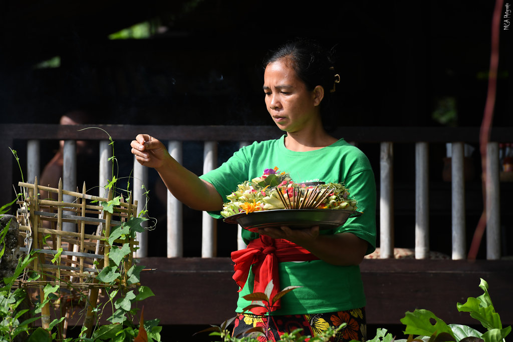 Les offrandes à Bali